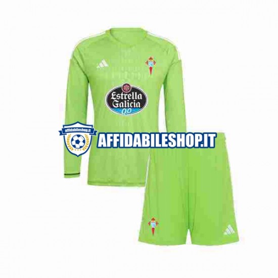 Maglia Celta de Vigo Portiere 2023-2024 Bambino 3-13 anni Manica Lunga, Gara Home