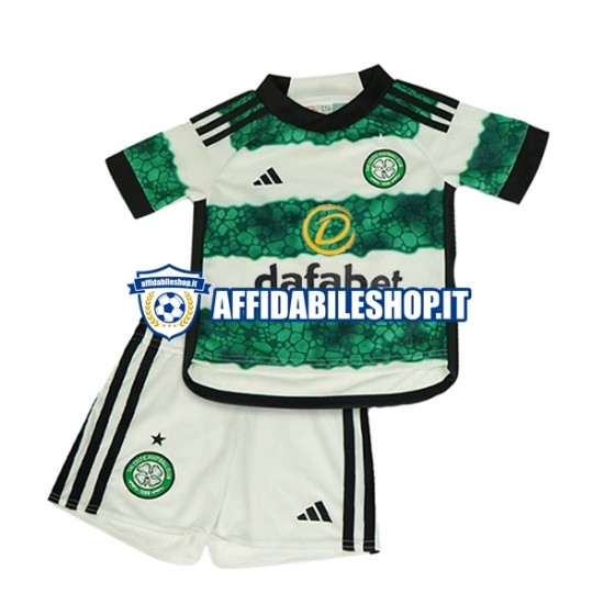 Maglia Celtic 2023-2024 Bambino 3-13 anni Manica Corta, Gara Home