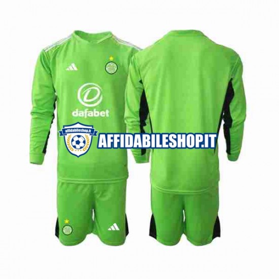 Maglia Celtic Portiere 2023-2024 Bambino 3-13 anni Manica Lunga, Gara Away