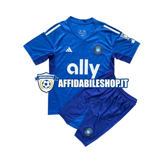 Maglia Charlotte FC Portiere 2023 Bambino 3-13 anni Manica Corta, Gara Away