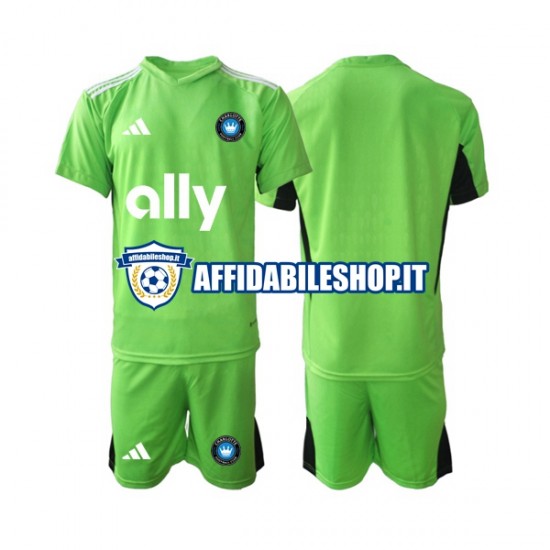 Maglia Charlotte FC Portiere 2023-2024 Bambino 3-13 anni Manica Corta, Gara Home