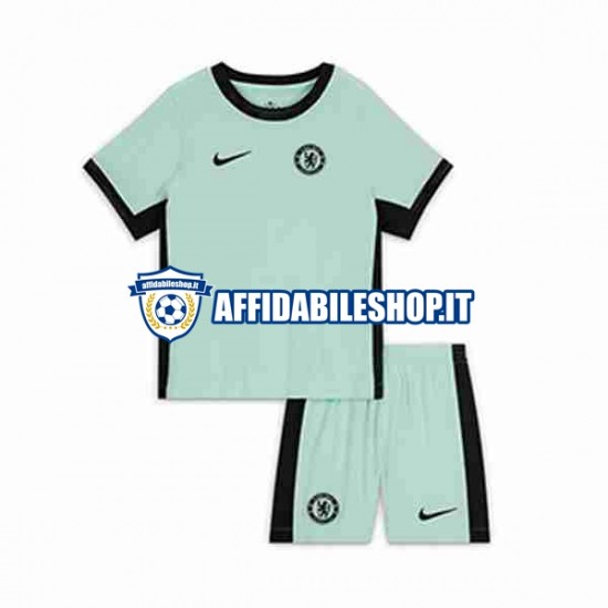 Maglia Chelsea 2023-2024 Bambino 3-13 anni Manica Corta, Gara Terza