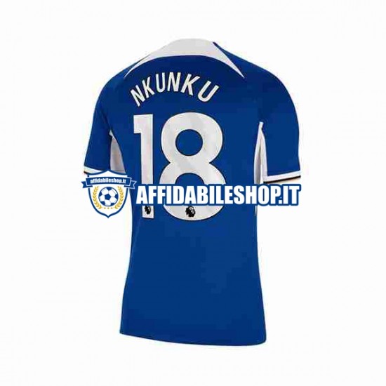 Maglia Chelsea Christopher Nkunku 18 2023-2024 Uomo Manica Corta, Gara Home