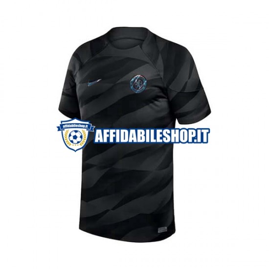 Maglia Chelsea Portiere 2023-2024 Uomo Manica Corta, Gara Home