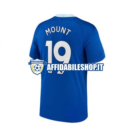 Maglia Chelsea Mason Mount 19 2022-2023 Uomo Manica Corta, Gara Home