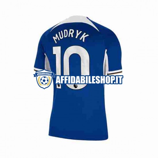 Maglia Chelsea Mykhaylo Mudryk 10 2023-2024 Uomo Manica Corta, Gara Home