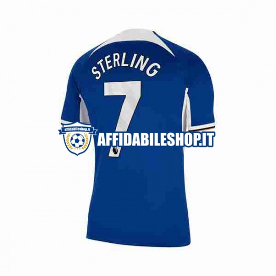 Maglia Chelsea Raheem Sterling 7 2023-2024 Uomo Manica Corta, Gara Home