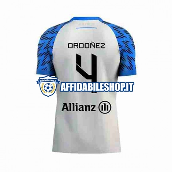 Maglia Club Brugge Joel Ordonez 4 2023-2024 Uomo Manica Corta, Gara Away