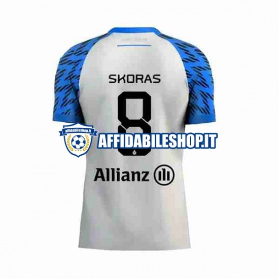 Maglia Club Brugge Michal Skoras 8 2023-2024 Uomo Manica Corta, Gara Away