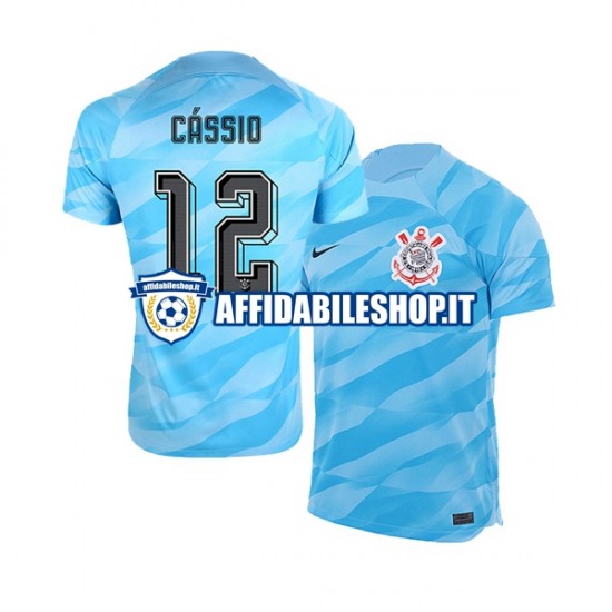 Maglia Corinthians Portiere Cassio 12 2023-2024 Uomo Manica Corta, Gara Home