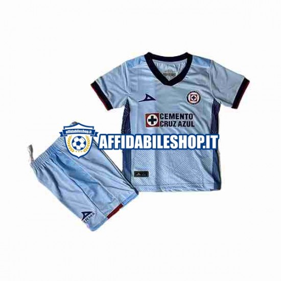 Maglia Cruz Azul 2023-2024 Bambino 3-13 anni Manica Corta, Gara Away