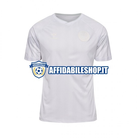 Maglia Danimarca World Cup 2022 Uomo Manica Corta, Gara Away