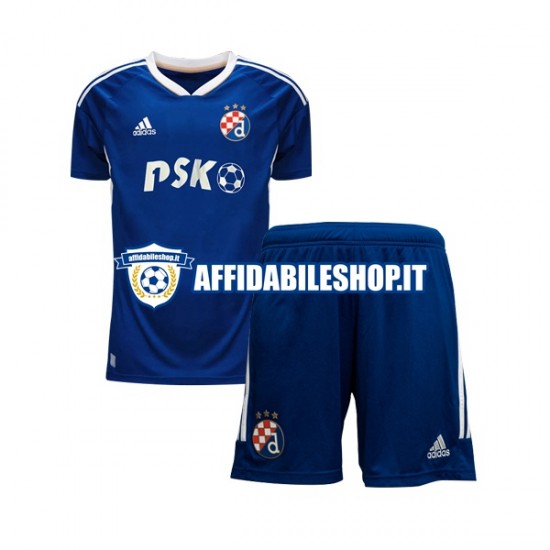 Maglia Dinamo Zagreb 2022-2023 Bambino 3-13 anni Manica Corta, Gara Home