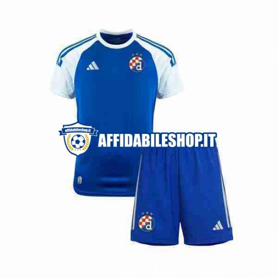 Maglia Dinamo Zagreb 2023-2024 Bambino 3-13 anni Manica Corta, Gara Home