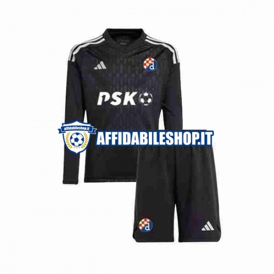 Maglia Dinamo Zagreb Portiere 2023-2024 Bambino 3-13 anni Manica Lunga, Gara Away