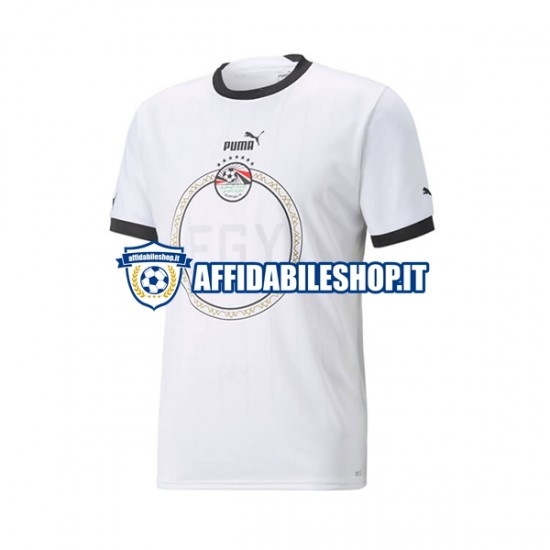 Maglia Egitto 2022 Uomo Manica Corta, Gara Away