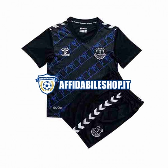 Maglia Everton Portiere 2023-2024 Bambino 3-13 anni Manica Corta, Gara Away