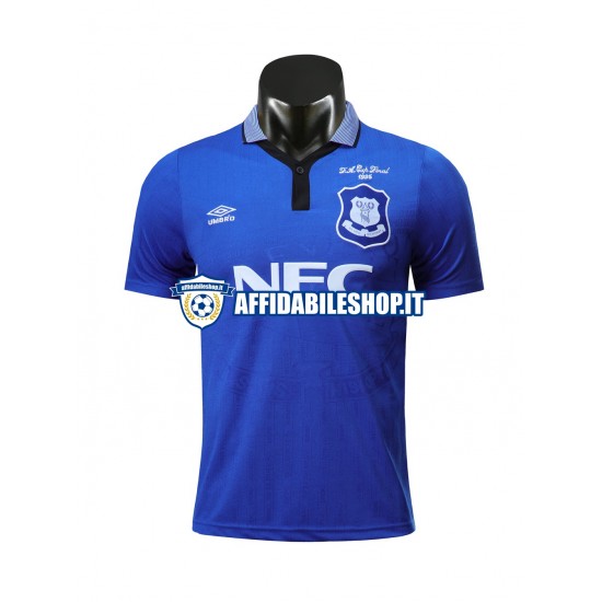 Maglia Everton Retro 1995 Uomo Manica Corta, Gara Home