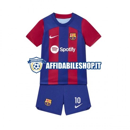 Maglia FC Barcelona Ansu Fati 10 2023-2024 Bambino 3-13 anni Manica Corta, Gara Home