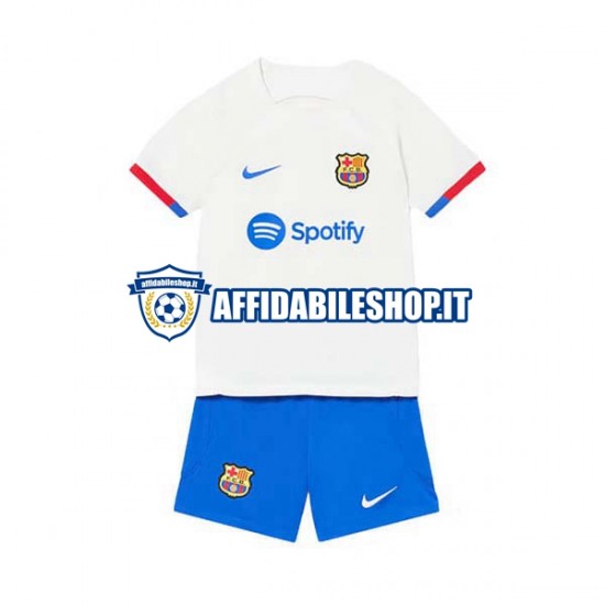 Maglia FC Barcelona 2023-2024 Bambino 3-13 anni Manica Corta, Gara Away