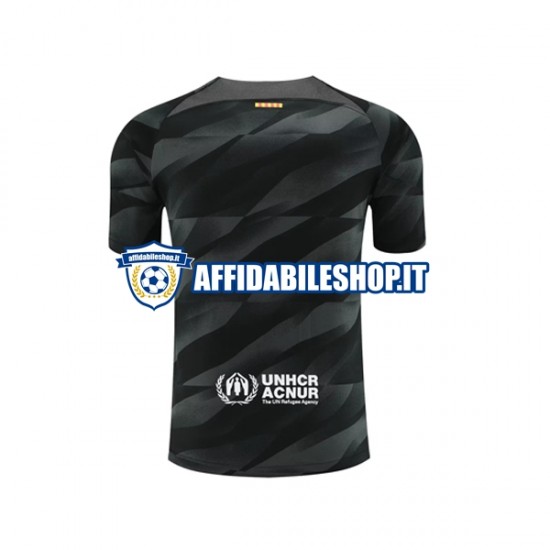 Maglia FC Barcelona Portiere 2023-2024 Uomo Manica Corta, Gara Away