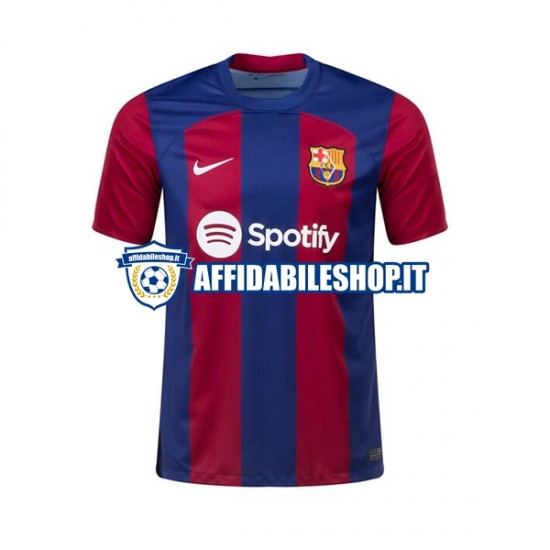 Maglia FC Barcelona 2023-2024 Uomo Manica Corta, Gara Home