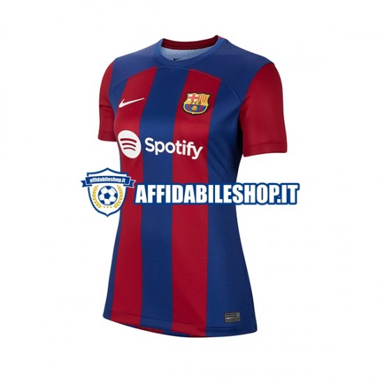 Maglia FC Barcelona 2023-2024 Donna Manica Corta, Gara Home