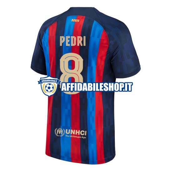 Maglia FC Barcelona Pedri 8 2022-2023 Uomo Manica Corta, Gara Home