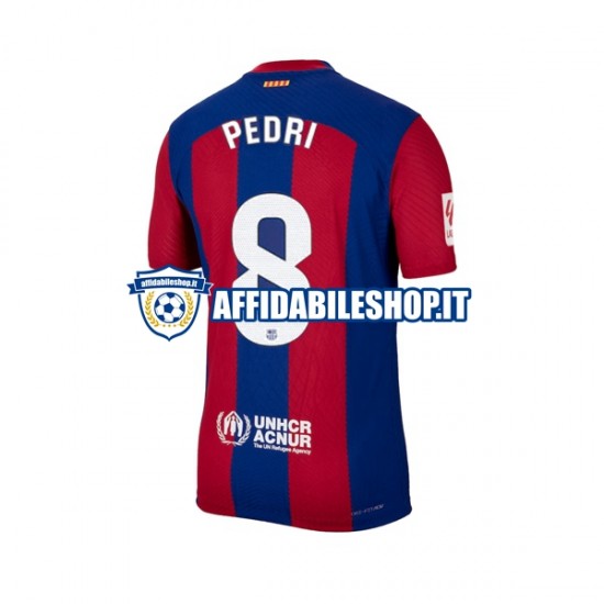 Maglia FC Barcelona Pedri 8 2023-2024 Uomo Manica Corta, Gara Home