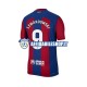 Maglia FC Barcelona Robert Lewandowski 9 2023-2024 Uomo Manica Corta, Gara Home