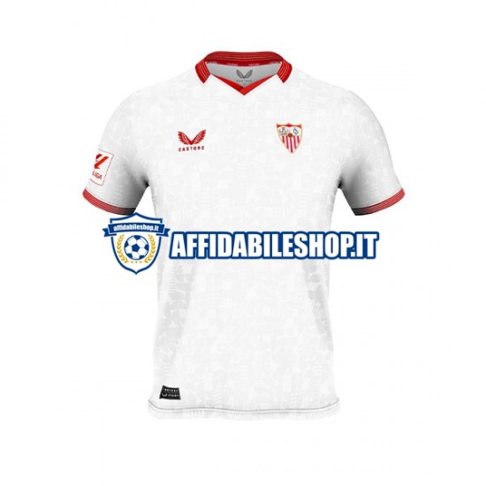 Maglia Sevilla FC 2023-2024 Uomo Manica Corta, Gara Home