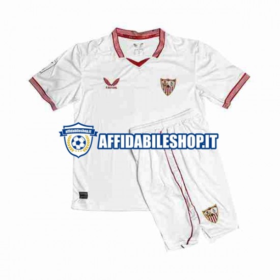 Maglia Sevilla FC Sergio Ramos 4 2023-2024 Bambino 3-13 anni Manica Corta, Gara Home