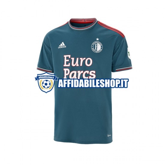 Maglia Feyenoord Rotterdam 2022-2023 Uomo Manica Corta, Gara Away