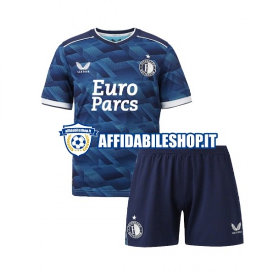 Maglia Feyenoord Rotterdam 2023-2024 Bambino 3-13 anni Manica Corta, Gara Away