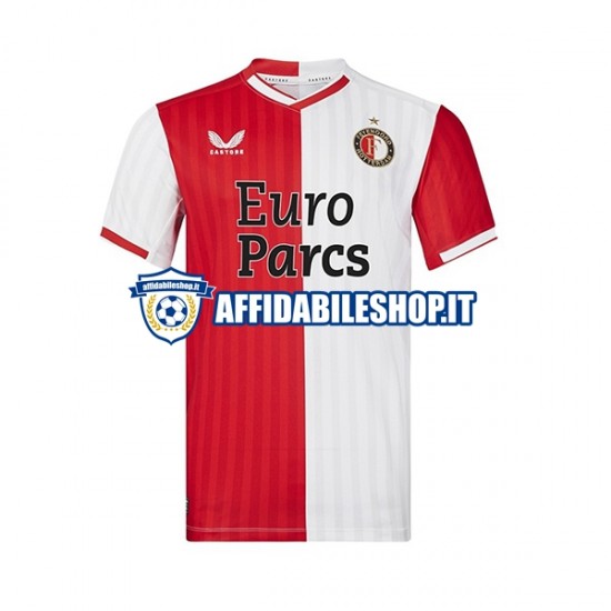 Maglia Feyenoord Rotterdam 2023-2024 Uomo Manica Corta, Gara Home