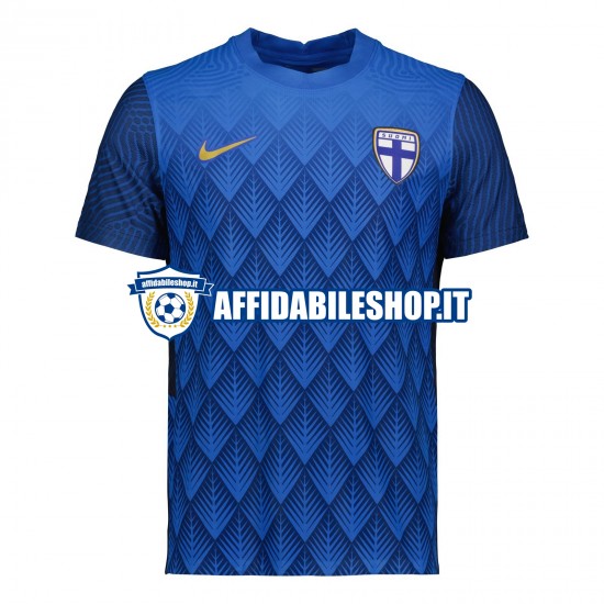 Maglia Finlandia 2022 Uomo Manica Corta, Gara Away