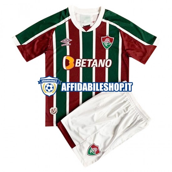 Maglia Fluminense 2022-2023 Bambino 3-13 anni Manica Corta, Gara Home