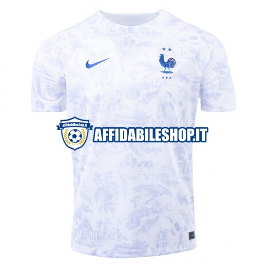 Maglia Francia World Cup 2022 Uomo Manica Corta, Gara Away