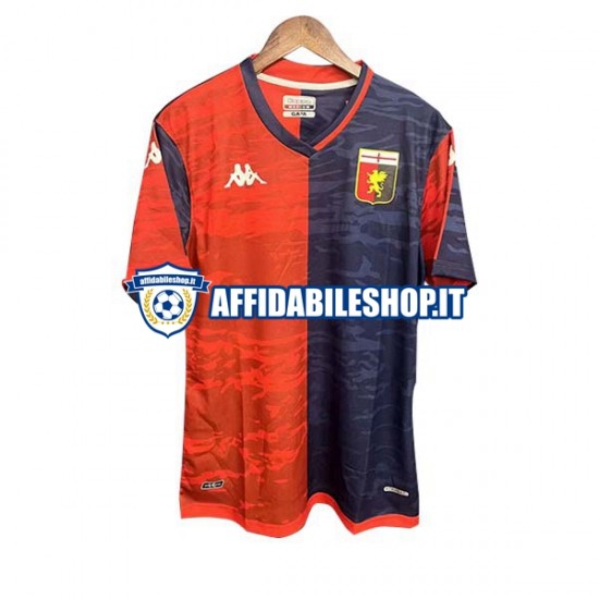 Maglia Genoa 2023-2024 Uomo Manica Corta, Gara Home