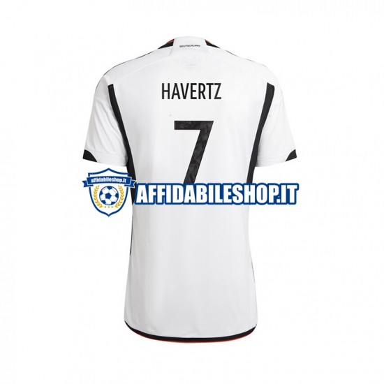 Maglia Germania Havertz 7 World Cup 2022 Uomo Manica Corta, Gara Home