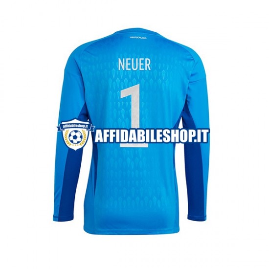 Maglia Germania Portiere Manuel Neuer 1 World Cup 2022 Uomo Manica Corta, Gara Home