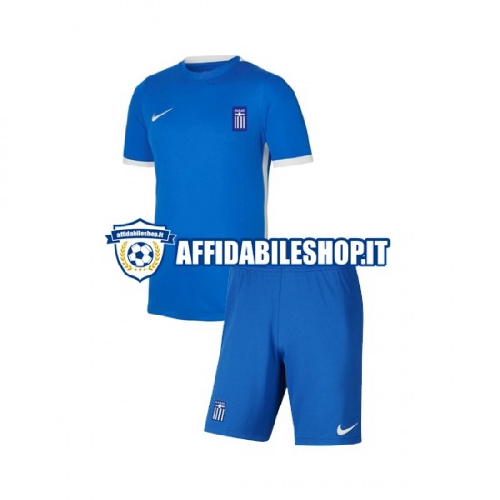 Maglia Grecia 2022-2023 Bambino 3-13 anni Manica Corta, Gara Terza