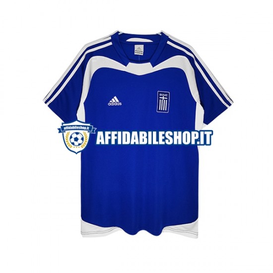 Maglia Grecia Retro 2004 Uomo Manica Corta, Gara Away