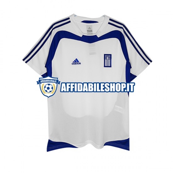 Maglia Grecia Retro 2004 Uomo Manica Corta, Gara Home