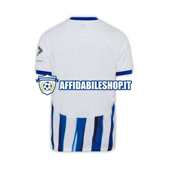 Maglia Hertha BSC 2023-2024 Uomo Manica Corta, Gara Home