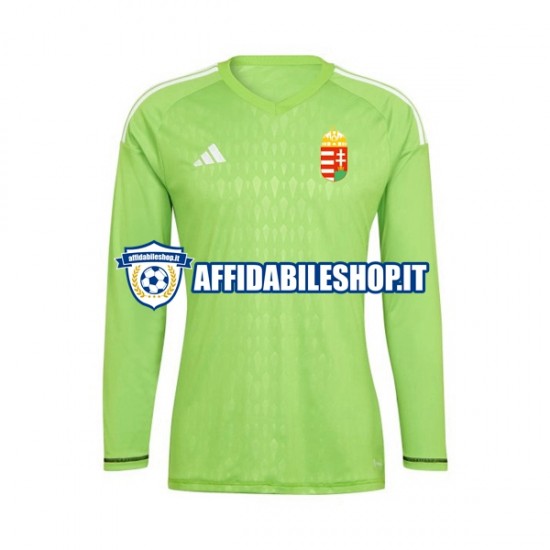 Maglia Ungheria Portiere 2022 Uomo Manica Lunga, Gara Home