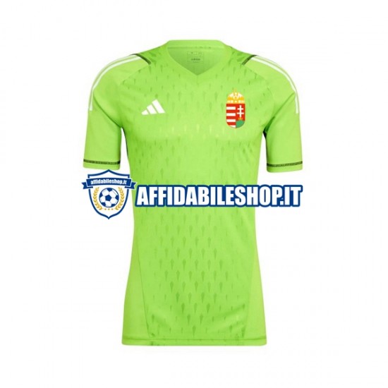 Maglia Ungheria Portiere 2022 Uomo Manica Corta, Gara Home