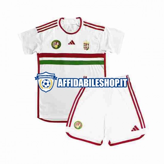 Maglia Hungray 2022 Bambino 3-13 anni Manica Corta, Gara Away