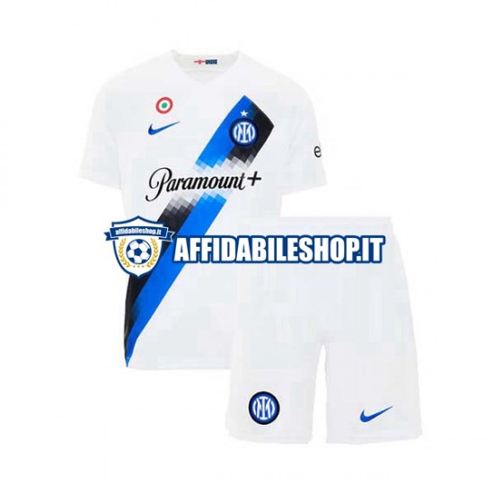 Maglia Inter Milan 2023-2024 Bambino 3-13 anni Manica Corta, Gara Away