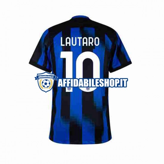 Maglia Inter Milan Lautaro Martinez 10 2023-2024 Uomo Manica Corta, Gara Home